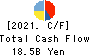 AIN HOLDINGS INC. Cash Flow Statement 2021年4月期