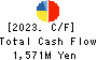 DMW CORPORATION Cash Flow Statement 2023年Mar期 DMW CORPORATION Cash Flow Statement 2023年3月期