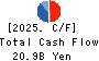 Restar Corporation Cash Flow Statement 2025年3月期