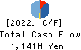 Solekia Limited Cash Flow Statement 2022年Mar期 Solekia Limited Cash Flow Statement 2022年3月期