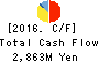 TATERU, Inc. Cash Flow Statement 2016年Dec期 TATERU, Inc. Cash Flow Statement 2016年12月期