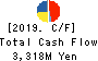 SEIKAGAKU CORPORATION Cash Flow Statement 2019年3月期