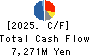 Dainichiseika Color & Chemicals Mfg.Co. Cash Flow Statement 2025年Mar期 Dainichiseika Color & Chemicals Mfg.Co. Cash Flow Statement 2025年3月期