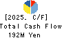 YAMAZAKI CO.,LTD. Cash Flow Statement 2025年3月期