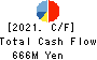 Innovation Holdings CO.,LTD. Cash Flow Statement 2021年Mar期 Innovation Holdings CO.,LTD. Cash Flow Statement 2021年3月期