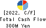 JAPAN RELIANCE SERVICE CORPORATION Cash Flow Statement 2022年3月期