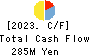 StemCell Institute Inc. Cash Flow Statement 2023年Mar期 StemCell Institute Inc. Cash Flow Statement 2023年3月期