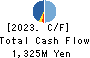 TOKYO THEATRES COMPANY,INCORPORATED Cash Flow Statement 2023年Mar期 TOKYO THEATRES COMPANY,INCORPORATED Cash Flow Statement 2023年3月期