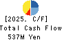 TOKUDEN CO.,LTD. Cash Flow Statement 2025年Mar期 TOKUDEN CO.,LTD. Cash Flow Statement 2025年3月期