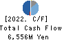 Chugoku Marine Paints, Ltd. Cash Flow Statement 2022年Mar期 Chugoku Marine Paints, Ltd. Cash Flow Statement 2022年3月期