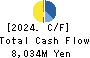 Japan Business Systems,Inc. Cash Flow Statement 2024年9月期