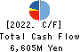 NIHON NOHYAKU CO.,LTD. Cash Flow Statement 2022年3月期