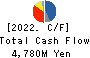 HIRATA Corporation Cash Flow Statement 2022年3月期