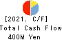 Japan Tissue Engineering Co., Ltd. Cash Flow Statement 2021年3月期