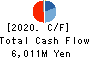 NIHON NOHYAKU CO.,LTD. Cash Flow Statement 2020年3月期