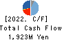 SANYEI CORPORATION Cash Flow Statement 2022年Mar期 SANYEI CORPORATION Cash Flow Statement 2022年3月期
