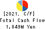 TOYO TEC CO.,LTD. Cash Flow Statement 2021年Mar期 TOYO TEC CO.,LTD. Cash Flow Statement 2021年3月期
