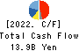 DAIHEN CORPORATION Cash Flow Statement 2022年Mar期 DAIHEN CORPORATION Cash Flow Statement 2022年3月期