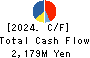 IZUTSUYA CO.,LTD. Cash Flow Statement 2024年2月期