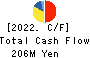 WITZ Corporation Cash Flow Statement 2022年8月期