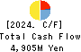 GMB CORPORATION Cash Flow Statement 2024年3月期