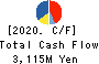 TAKAMISAWA CO.,LTD. Cash Flow Statement 2020年6月期