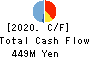 eMnet Japan.co.ltd. Cash Flow Statement 2020年12月期