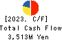 Saint Marc Holdings Co.,Ltd. Cash Flow Statement 2023年3月期