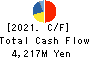 Torishima Pump Mfg.Co.,Ltd. Cash Flow Statement 2021年3月期