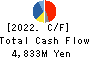 Osaki Electric Co.,Ltd. Cash Flow Statement 2022年3月期