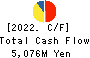 TOLI Corporation Cash Flow Statement 2022年Mar期 TOLI Corporation Cash Flow Statement 2022年3月期