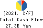 Ferrotec Holdings Corporation Cash Flow Statement 2021年Mar期 Ferrotec Holdings Corporation Cash Flow Statement 2021年3月期