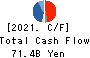 The Yokohama Rubber Company,Limited Cash Flow Statement 2021年12月期
