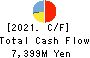 Goldwin Inc. Cash Flow Statement 2021年Mar期 Goldwin Inc. Cash Flow Statement 2021年3月期