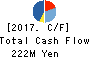 Branding Technology Inc. Cash Flow Statement 2017年Mar期 Branding Technology Inc. Cash Flow Statement 2017年3月期