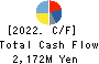 TODA KOGYO CORP. Cash Flow Statement 2022年3月期