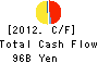 The Yachiyo Bank,Limited Cash Flow Statement 2012年3月期