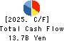 TACHI-S CO.,LTD. Cash Flow Statement 2025年Mar期 TACHI-S CO.,LTD. Cash Flow Statement 2025年3月期