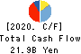 The Chiba Kogyo Bank, Ltd. Cash Flow Statement 2020年3月期
