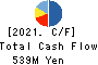 Takachiho Co.,Ltd. Cash Flow Statement 2021年3月期