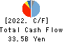 Chiyoda Corporation Cash Flow Statement 2022年3月期
