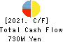 KATSURAGAWA ELECTRIC CO.,LTD. Cash Flow Statement 2021年3月期
