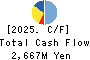 Origin Company,Limited Cash Flow Statement 2025年Mar期 Origin Company,Limited Cash Flow Statement 2025年3月期