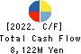 SHiDAX CORPORATION Cash Flow Statement 2022年3月期