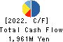 BIKEN TECHNO CORPORATION Cash Flow Statement 2022年3月期