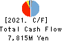 JUKI CORPORATION Cash Flow Statement 2021年12月期