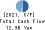 ESLEAD CORPORATION Cash Flow Statement 2021年Mar期 ESLEAD CORPORATION Cash Flow Statement 2021年3月期
