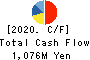 Japan Engine Corporation Cash Flow Statement 2020年3月期