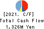 SANRITSU CORPORATION Cash Flow Statement 2021年Mar期 SANRITSU CORPORATION Cash Flow Statement 2021年3月期