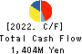 SANRITSU CORPORATION Cash Flow Statement 2022年Mar期 SANRITSU CORPORATION Cash Flow Statement 2022年3月期